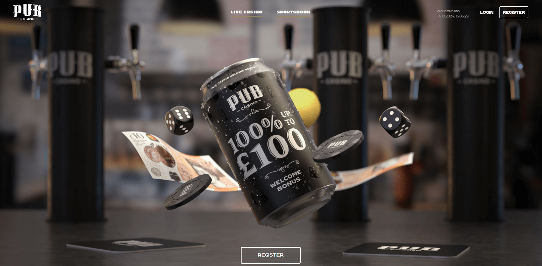 Pub Casino screenshot