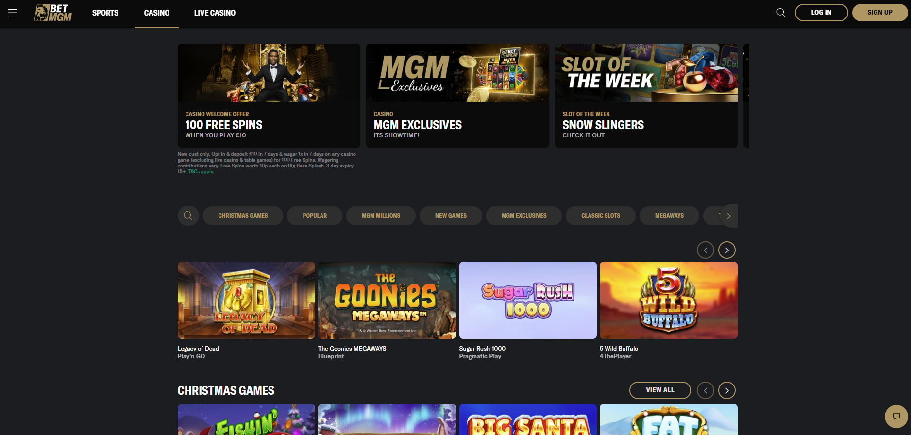 BetMGM Casino screenshot