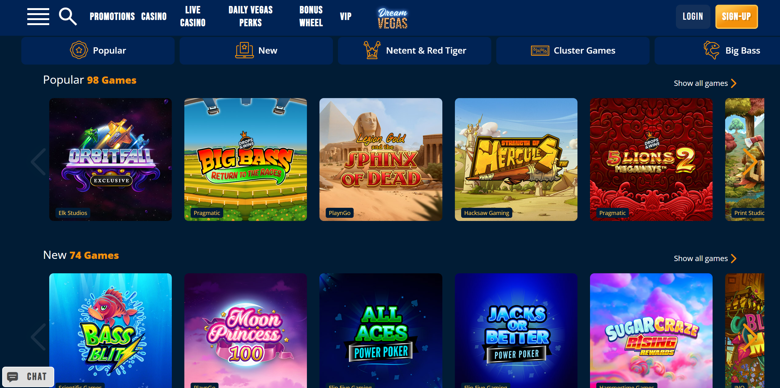 Dream Vegas Casino screenshot